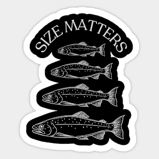 Size Matters- Trout Sticker